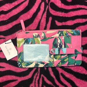 Vera Bradley Tropical Pink and Green Wallet